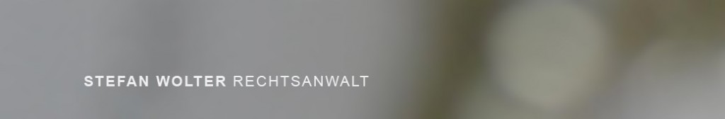 Stefan Wolter Rechtsanwalt